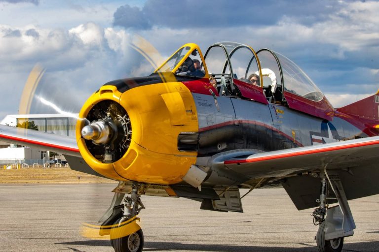 T-28A in flight